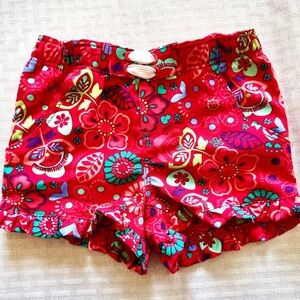 REI Baby Swim Shorts 6M – Pink Floral Quick-Dry Trunks w/ Mesh Liner